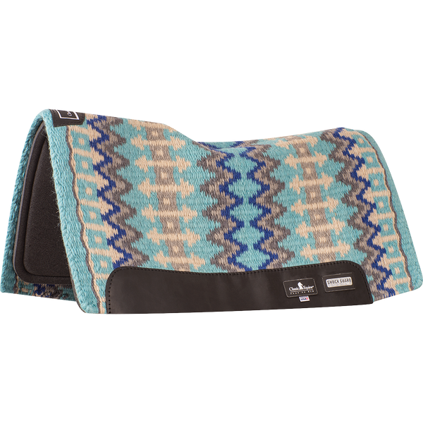Shock Guard Blanket Top Saddle Pad, 3/4inch Thick TurquoiseBlue