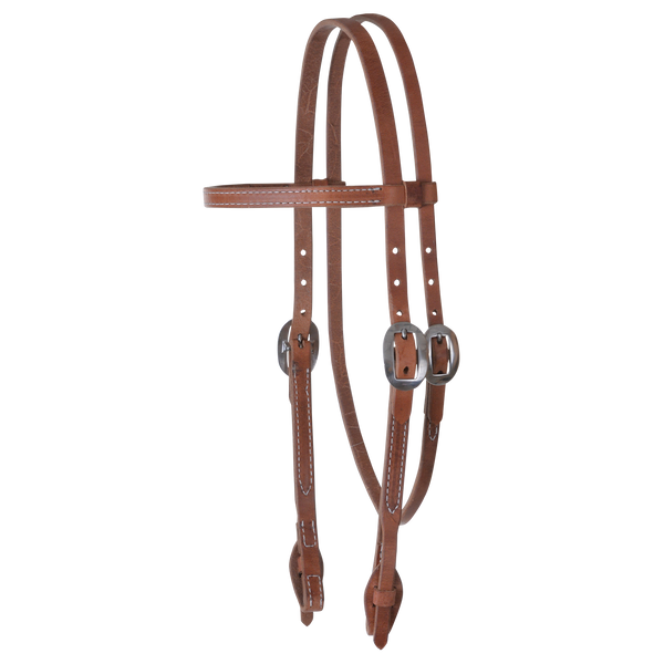 HERMANN OAK TRAINING BROWBAND HEADSTALL Ropes and Tack