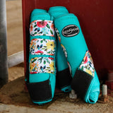 APEX SPORT BOOTS - AQUA FLORAL