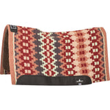 ALPACA BLANKET TOP SADDLE PAD - ROSE PISTACHIO 3/4"