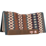 ZONE BLANKET TOP SADDLE PAD - TEAL SLATE 3/4