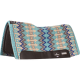 Shock Guard Blanket Top Saddle Pad, 3/4-inch Thick Turquoise-Blue