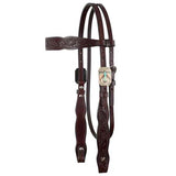 Great Oaks Shaped Browband Headstall