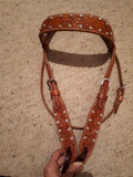 Cactus Saddlery Floral with Crystals Bridle