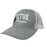 Cactus Ropes Heather Grey/White Mesh Snapback Cap