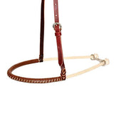 Single Rope Leather Covered Noseband