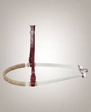Double Rope Rawhide Covered Noseband