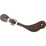 SPUR STRAP CHOCOLATE ROUGHOUT